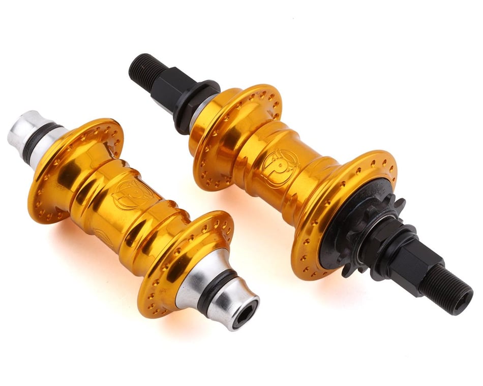 Profile Racing Mini Cassette Hub Set (Gold) (Chromoly Driver) (RHD) (3/8